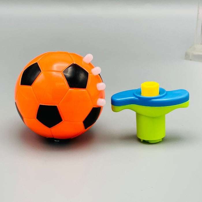Flashing Spinning Football Lifo with Launcher