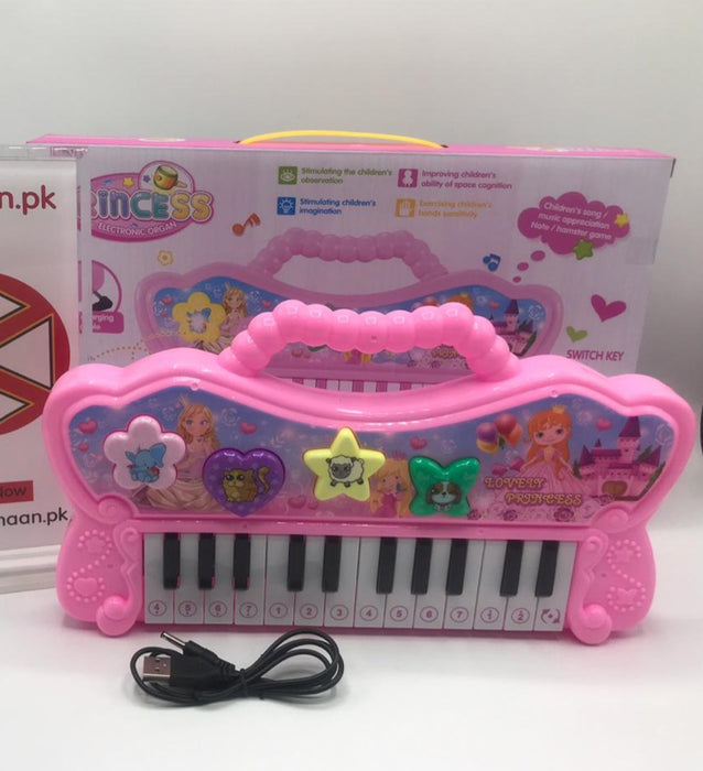 Princess  Electronic Piano Key with Light & Sound