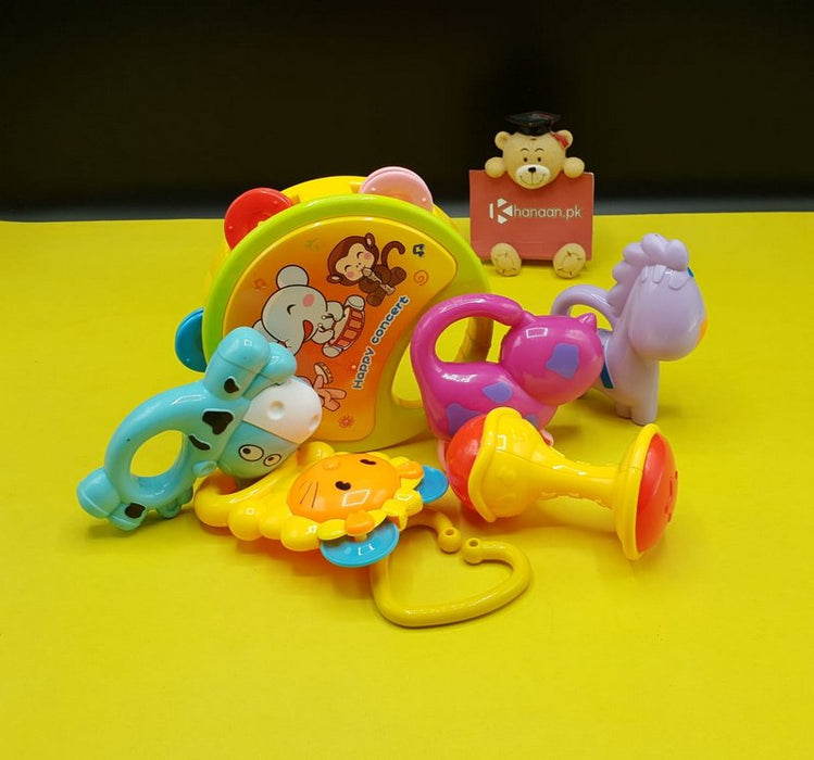 Baby Rattle Teether Set, Music Instrument