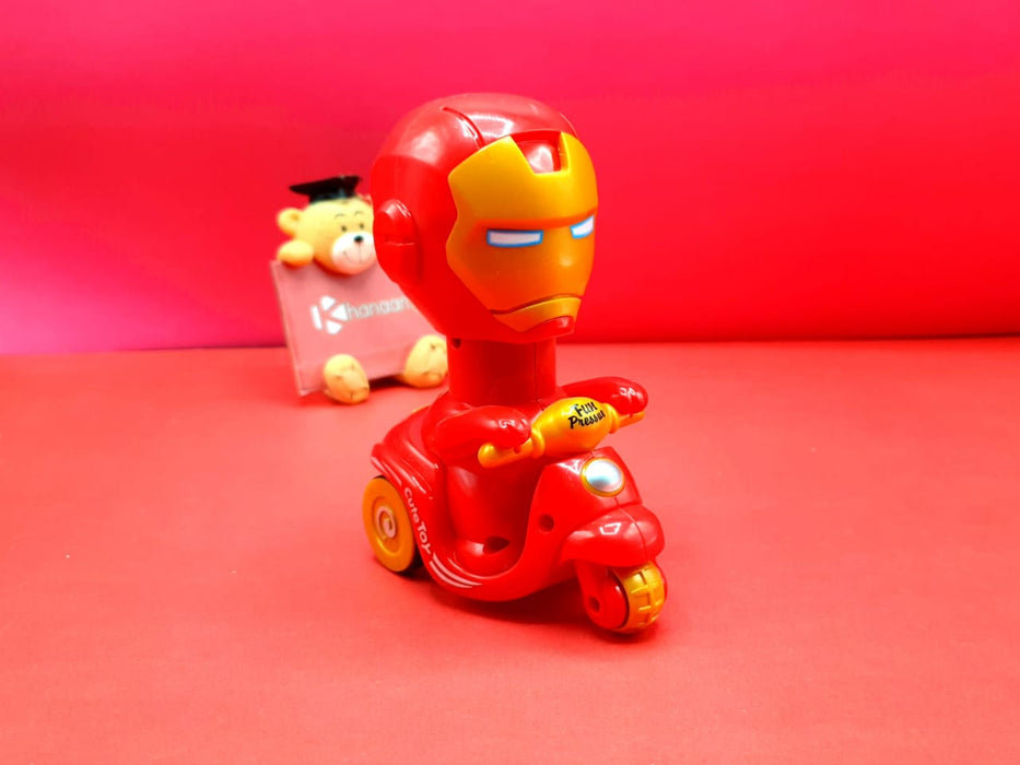 Iron Man Scooter Fun Pressure Toy _ PAR