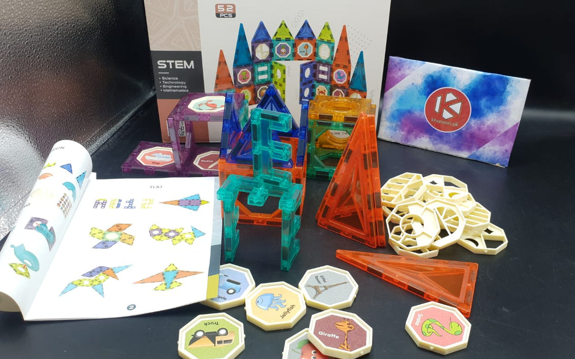 Magic Magnetic Construction Magnetic Blocks 52 PCS