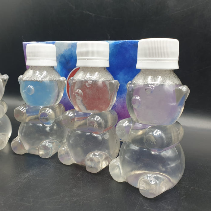 6 Bottle of 100ml Bubble Making Water Bear Shaped
