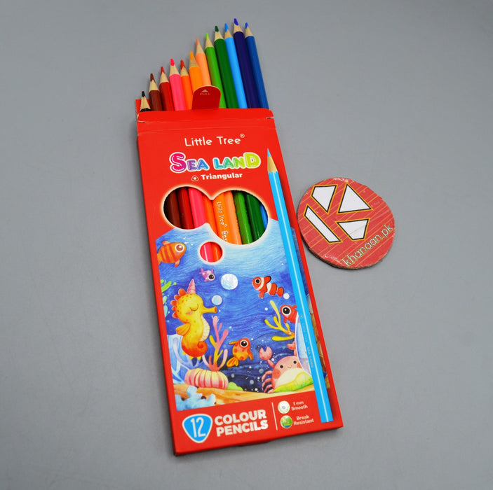 Little Tree Sea Land Pencil Color Set