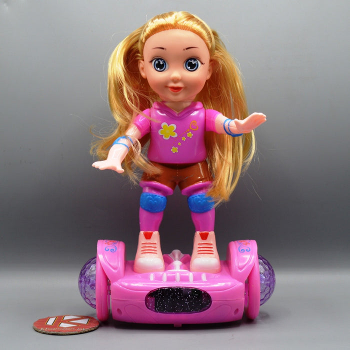 Lovely Balance Car Doll with Light and Sound