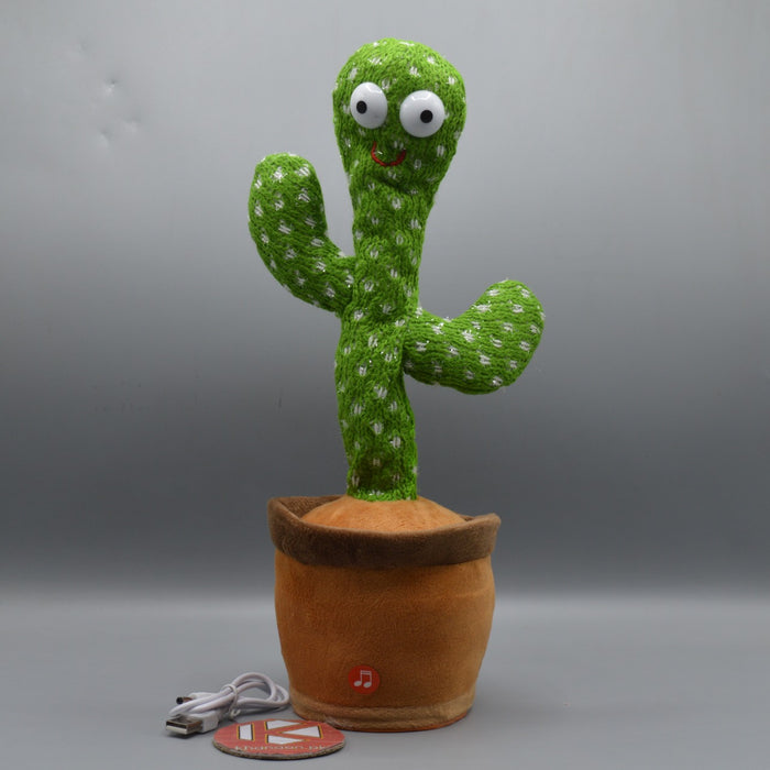 Dancing and Talking Cactus Rechargeable with Light and Sound