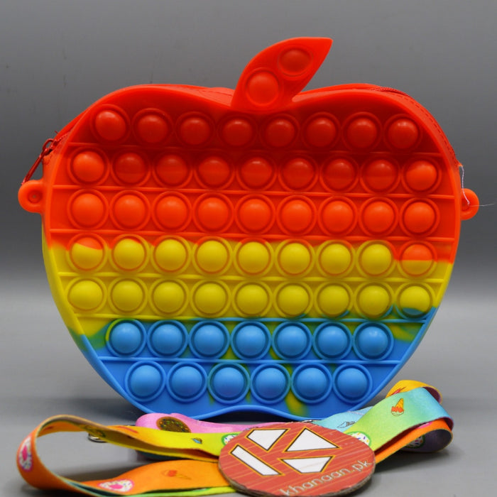 Apple Shape Push Pop It Bubble Fidget Toys