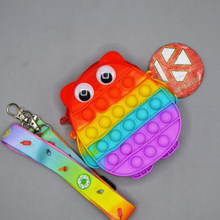 Owl Push Pop It Bubble Fidget Mini Bag