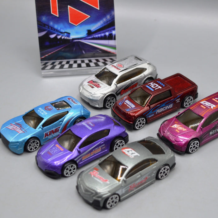 Super Model Diecast Cars Pack of 6