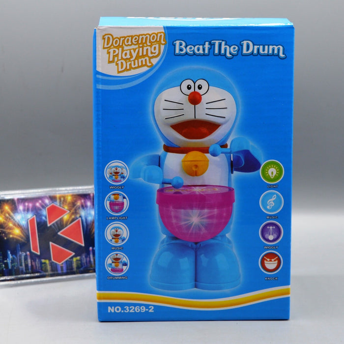 Happy Doraemon Beat The Drum With Light & Sound