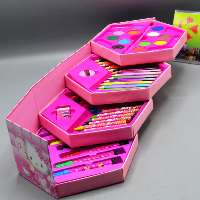 4 in 1 Hello Kitty Multi-Color Box 46 Pieces