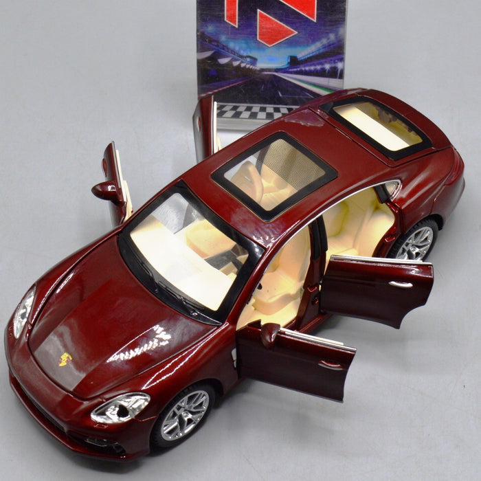 Diecast Porsche Panamera with Light and Sound 1:24 Scale Assorted Colors