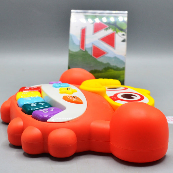Crab electronic organ kids musical toys
