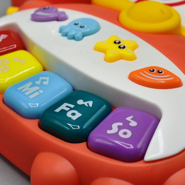 Crab electronic organ kids musical toys