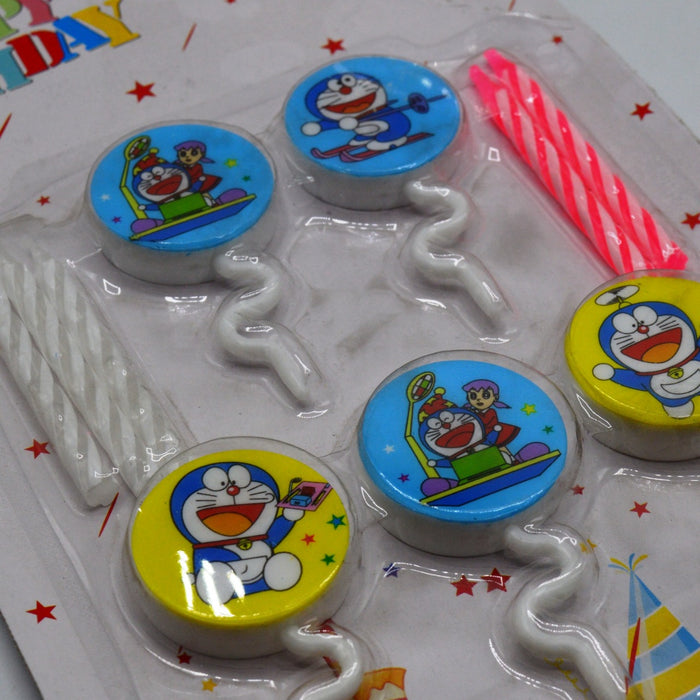 Doraemon Birthday Candles