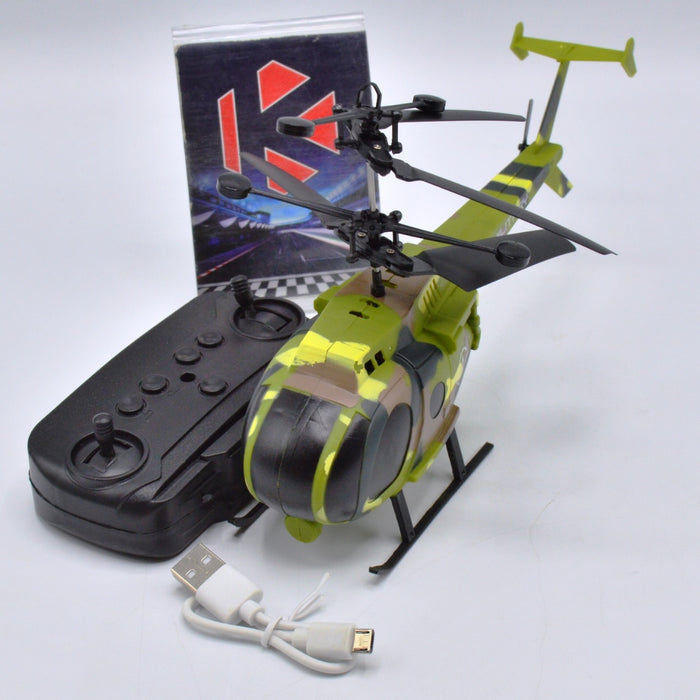 Rechargeable Remote Control Military Helicopter
