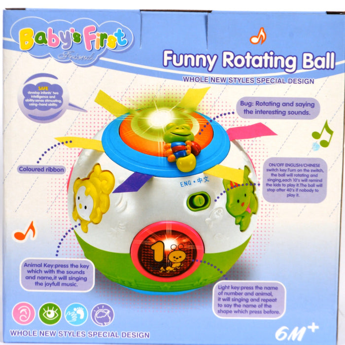 Funny Rotating Ball with Light and Sound