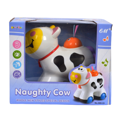 Musical Naughty Cow with Light and Sound