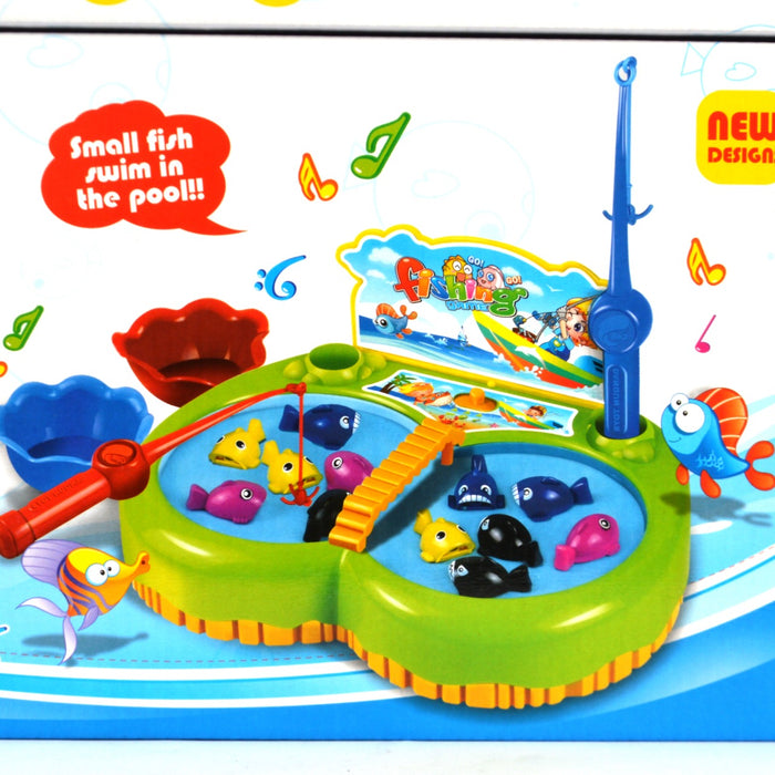 Electric Pool Fishing Game with Music
