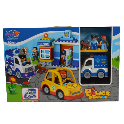 Police Station Learning Blocks Set with Light and Sound
