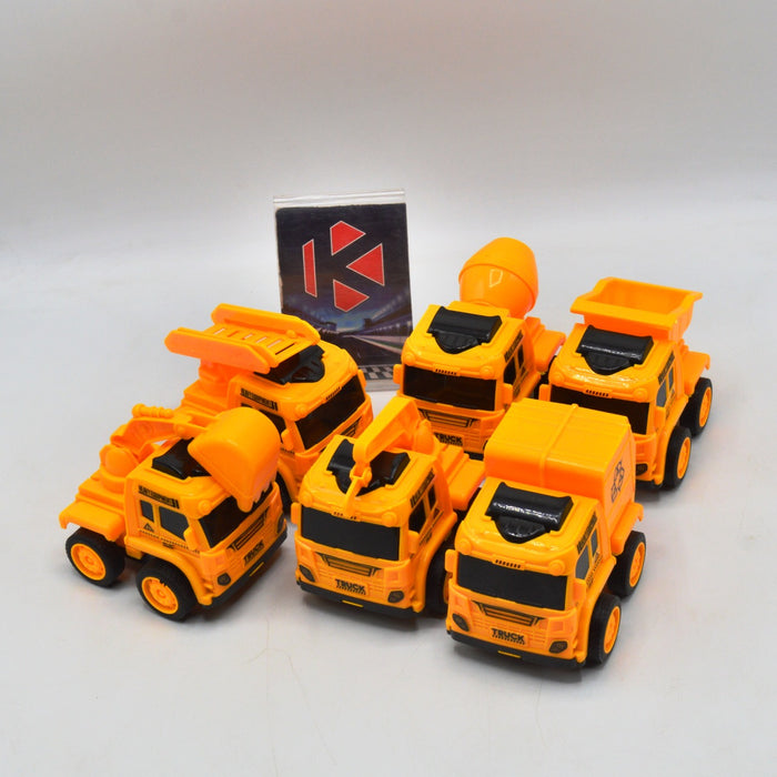Construction Truck Pack of 6