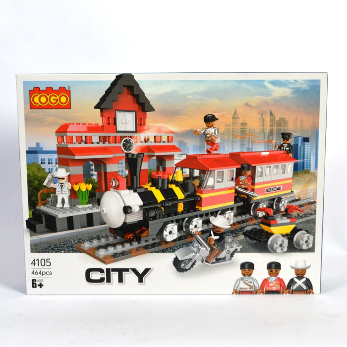 COGO City Train Blocks Set