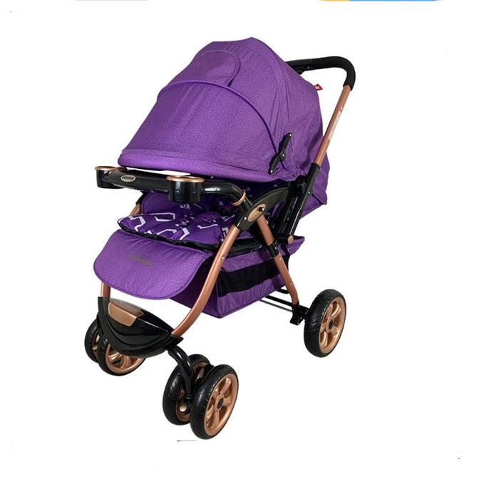 Junior Baby Stroller with Tray Purple
