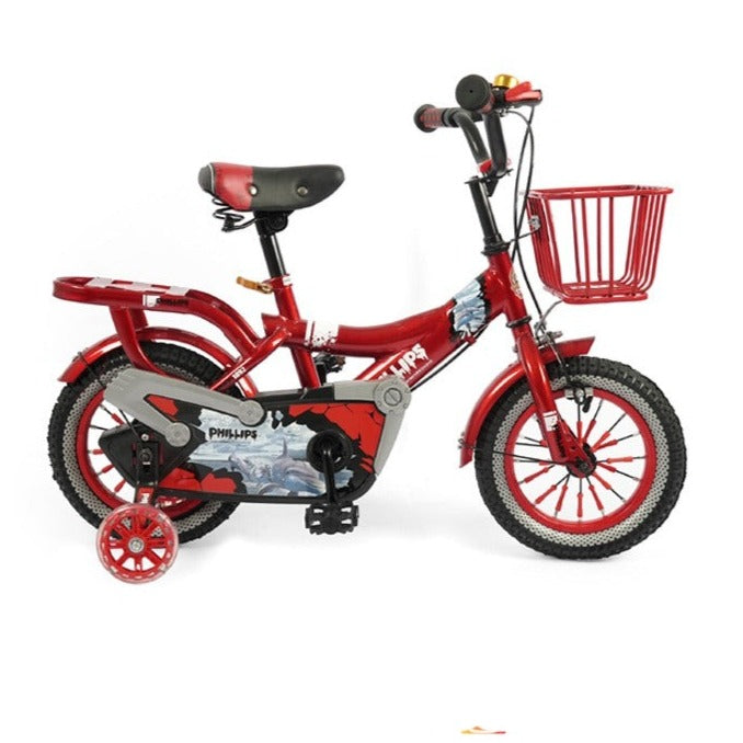 PHILLIPS Junior Kids Bicycle with Basket - 12''