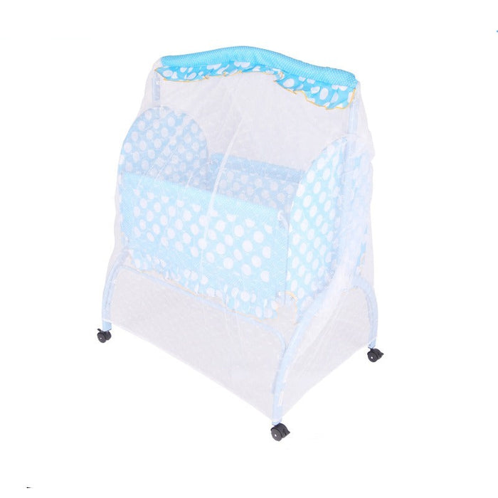 Junior Baby Cradles Blue with Mosquito Net