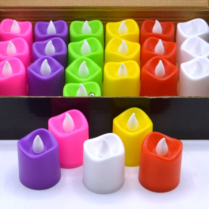 Multicolor Electric LED Candles Piece of 1