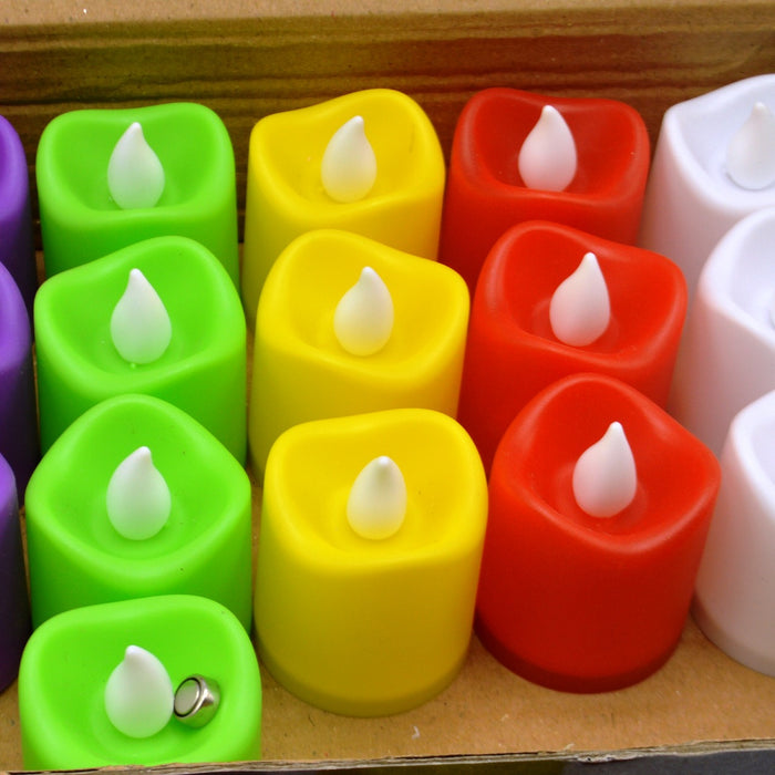 Multicolor Electric LED Candles Piece of 1