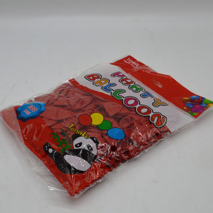 Panda Party Balloon Red Color 100 Pcs of Pack