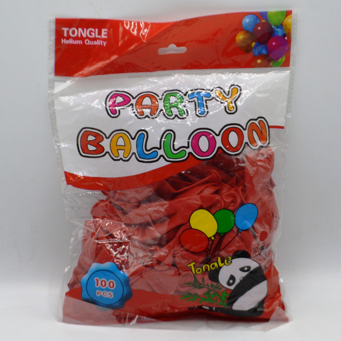 Panda Party Balloon Red Color 100 Pcs of Pack