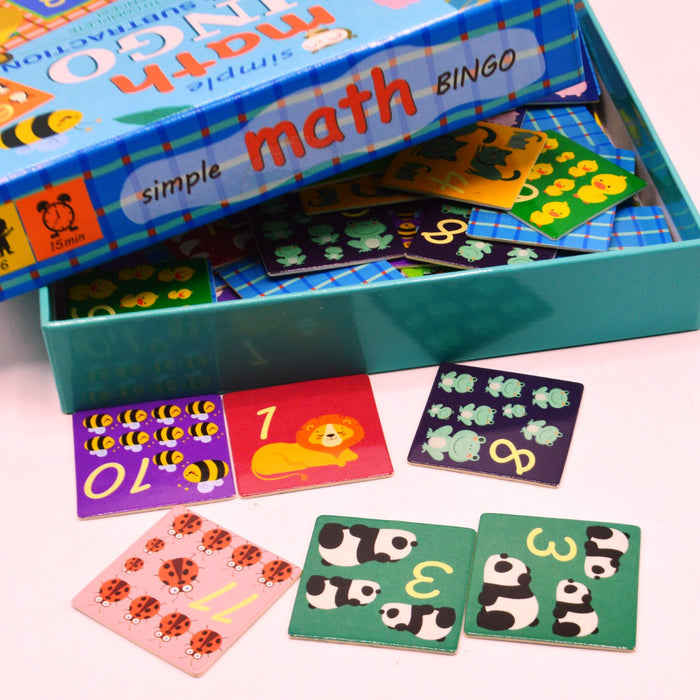 Simple Math Bingo Addition and Subtraction