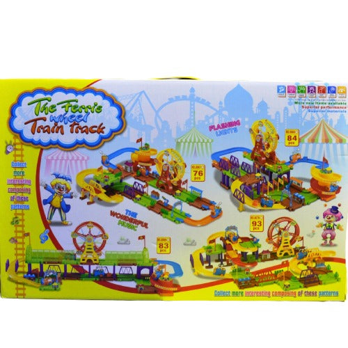 Ferris Wheels Train Track Set with Light and Music
