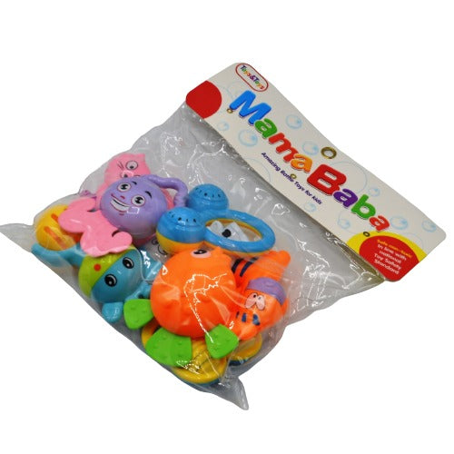 Animal Baby Rattles Pack Of 8