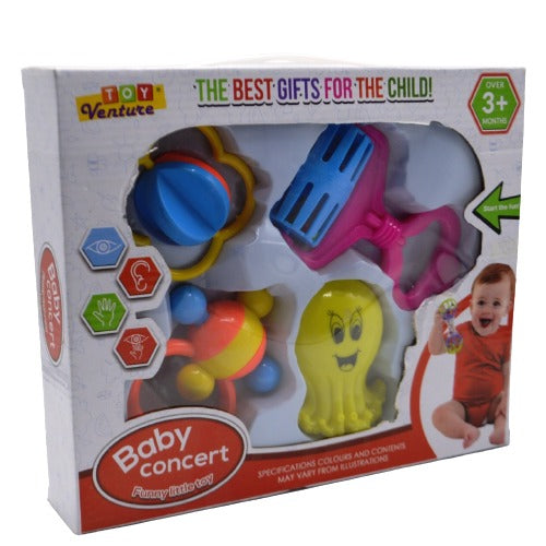 New Baby Funny Rattle Set