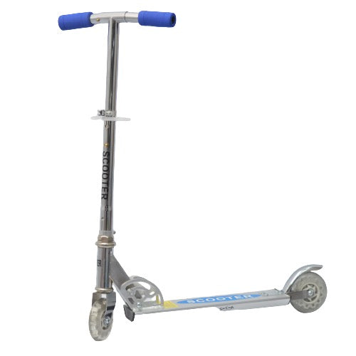 Adjustable Handle Silver Kick Scooter
