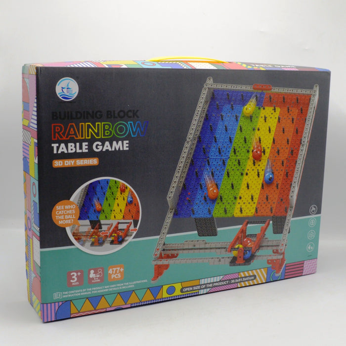 3D DIY Rainbow Building Blocks Table Game