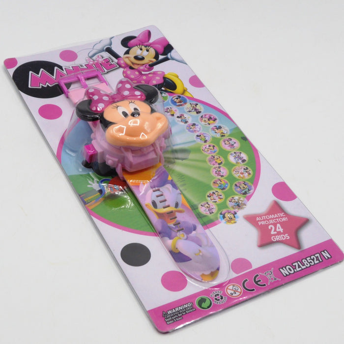 Minnie Mouse Automatic Projector Watch 24 Grids