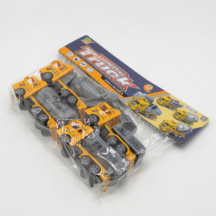 Engineering Construction Truck Set Pack of 4