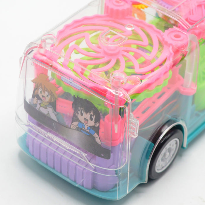 Electric Gear Bus With Light & Sound