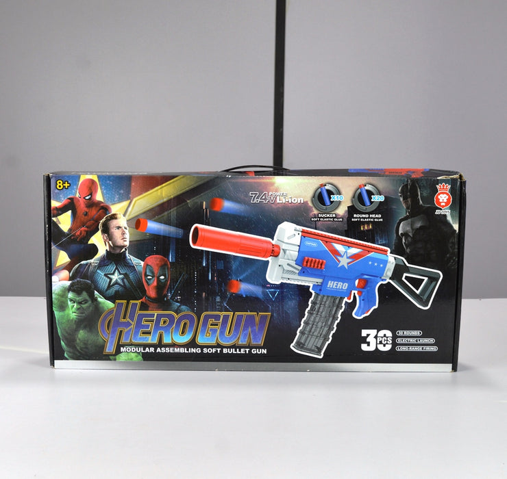 Rechargeable Hero Soft Bullet Gun Pack Of 30