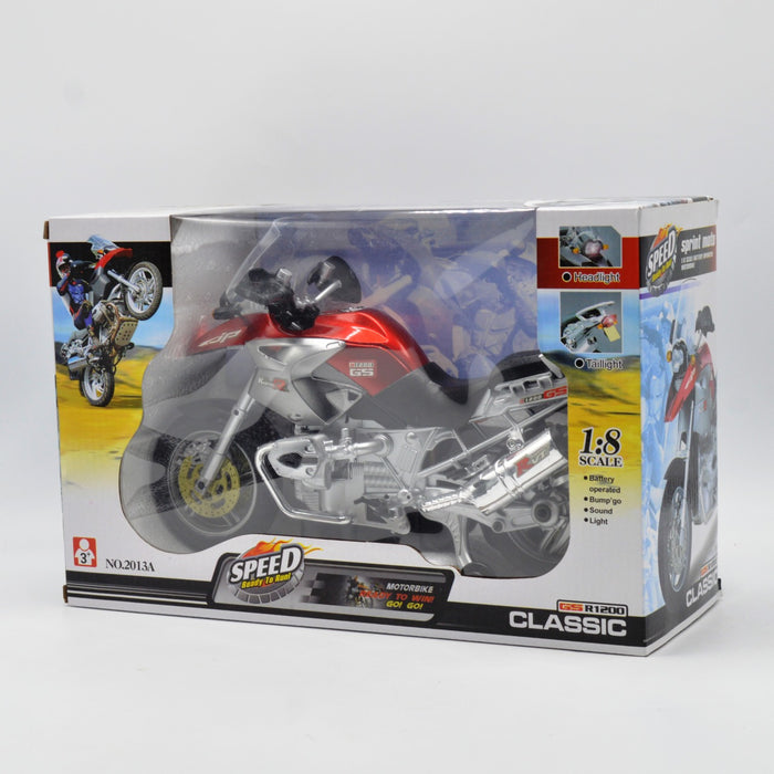 Battery Operated Sprint Classic Motorcycle With Light & Sound