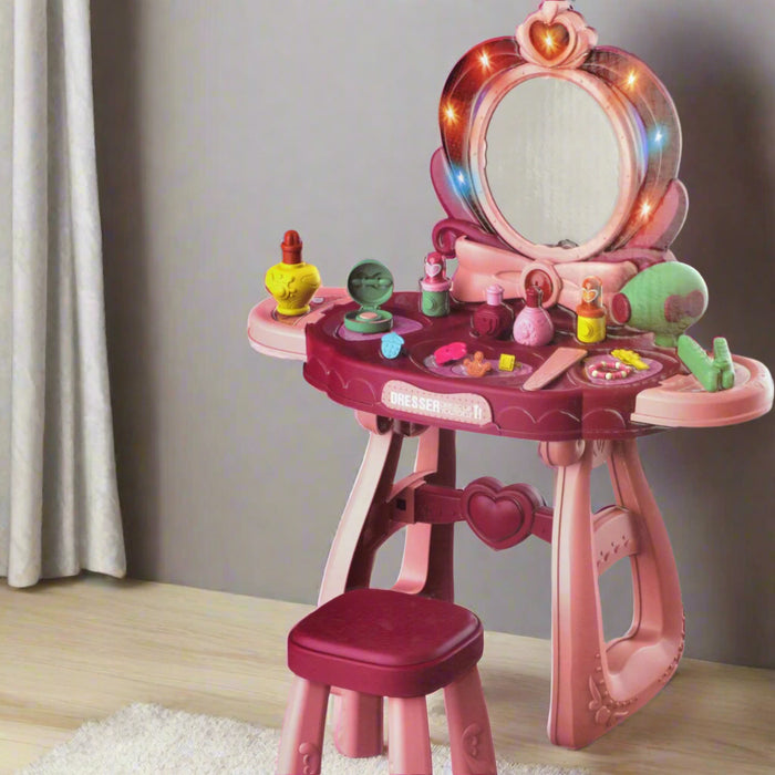 Kids Beautician Make-Up Desk Light & Sound