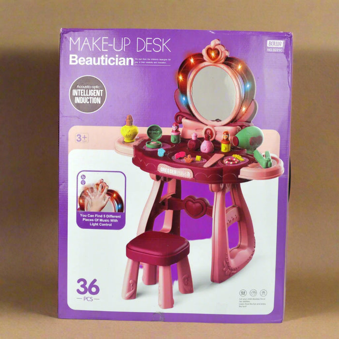 Kids Beautician Make-Up Desk Light & Sound