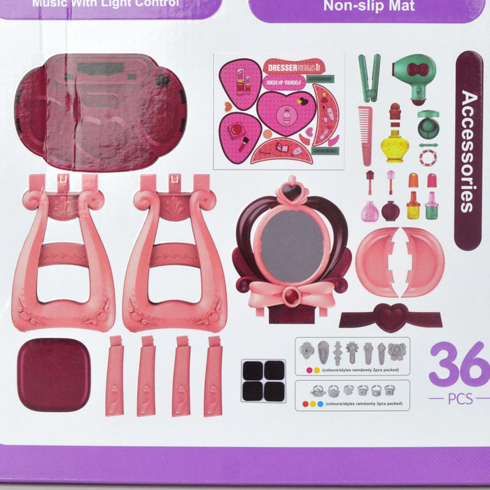 Kids Beautician Make-Up Desk Light & Sound
