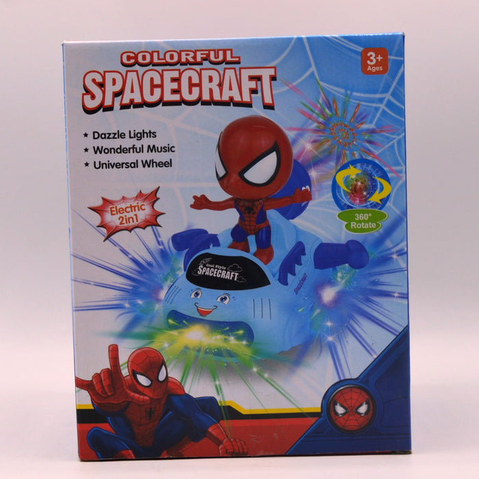 2 In 1 Electric Colorful Space Craft With Light & Sound