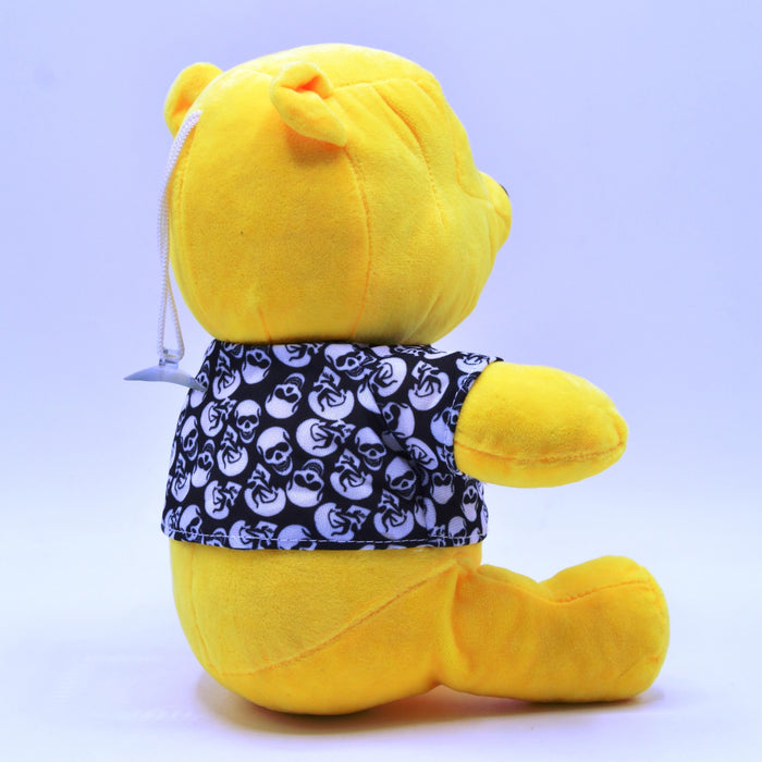 Pooh Bear Black Shirt Soft Stuff Toy