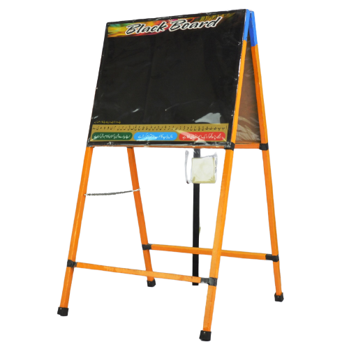 2 In 1 Large Black & White Board With Stand