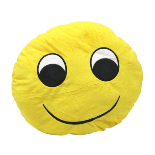 Smile Emoji Shape Soft Stuff Toy